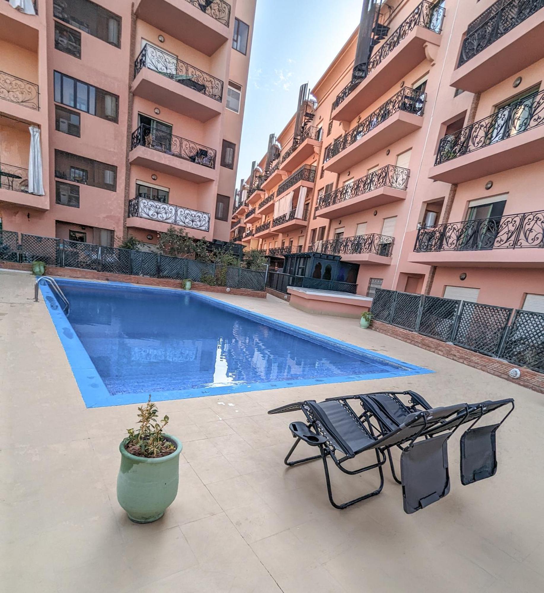 מרקש Apartement Panoramic View Majorelle Garden With Pool מראה חיצוני תמונה